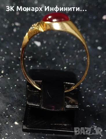 Златен пръстен/585/, снимка 4 - Пръстени - 53278196