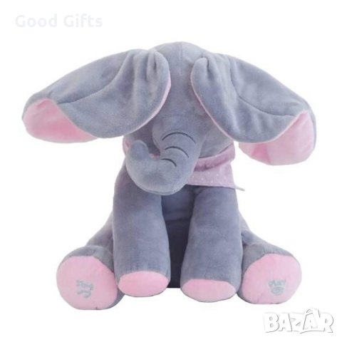 Детско пеещо слонче, снимка 6 - Плюшени играчки - 34705628