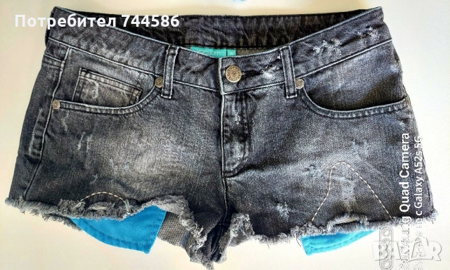 2 бр.къси дънкови панталони, снимка 3 - Къси панталони и бермуди - 36091915