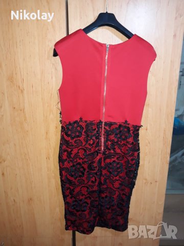 продавам рокля-червена, снимка 2 - Рокли - 42091500