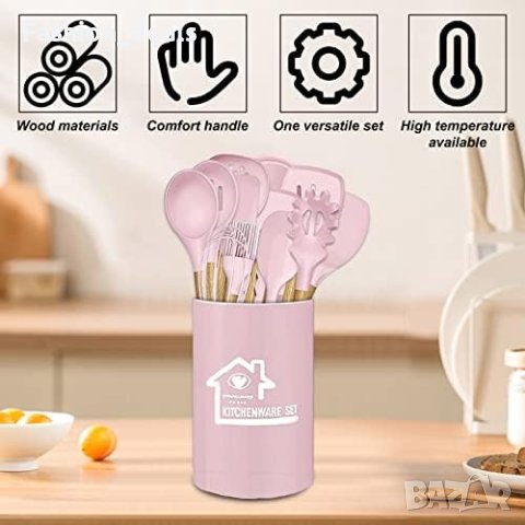 Нови 24 броя силиконови кухненски прибори за готвене печене кухня дом, снимка 7 - Други стоки за дома - 41573510