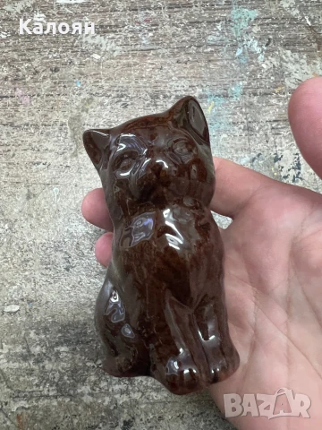 Керамична котка българска соц, снимка 3 - Колекции - 51170302