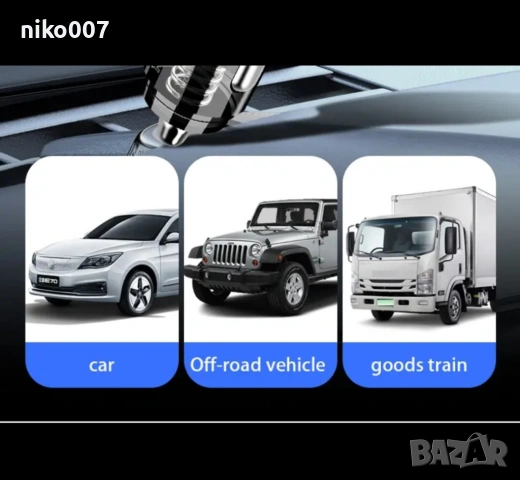 бързо зарядно 12V-24V за телефон за кола-камион-бус-ван-мини ван-джип, снимка 16 - Аксесоари и консумативи - 53828896