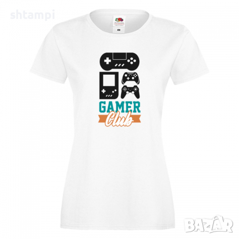 Дамска тениска Gamer Club, снимка 1 - Тениски - 36191086