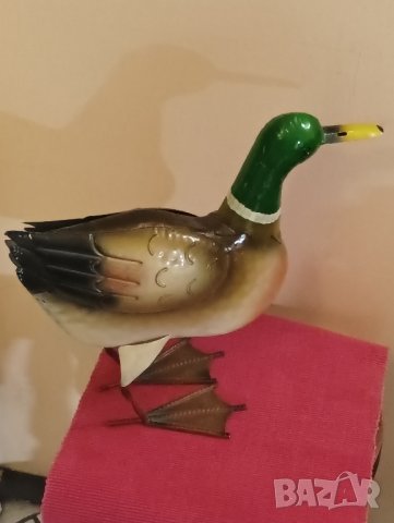 Стара тенекиена патица. , снимка 6 - Антикварни и старинни предмети - 44159479