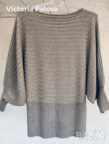 Много красива блуза ROMA ITALIA 70% lana merino, снимка 6 - Блузи с дълъг ръкав и пуловери - 51737583