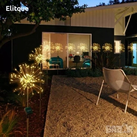 Соларно глухарче (коледна украса) - жълто, шарено - 2бр в опаковка, снимка 7 - Други - 52799939