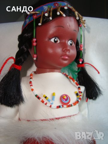 Стара американска етническа кукла , снимка 6 - Антикварни и старинни предмети - 35709103