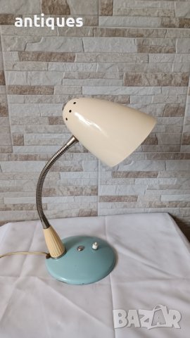 Метална полска лампа за бюро №19 - настолна - Антика, снимка 5 - Антикварни и старинни предмети - 40890037