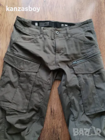 g-star rovic zip 3d regular tapered - мъжки карго панталон 31 КАТО НОВ, снимка 10 - Панталони - 49944602