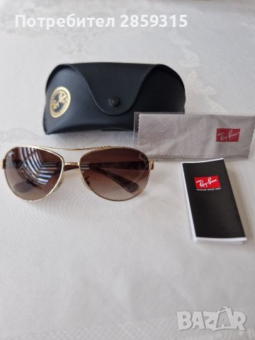 Ray Ban оригинални дамски слънчеви очила кафеви