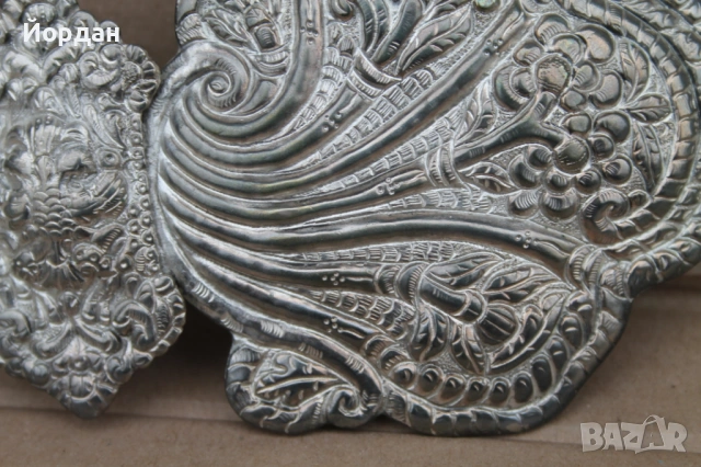 Сребърна възрожденска пафта, снимка 7 - Антикварни и старинни предмети - 53862912