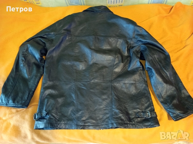 Яке от естествена кожа (L), снимка 8 - Якета - 52425262