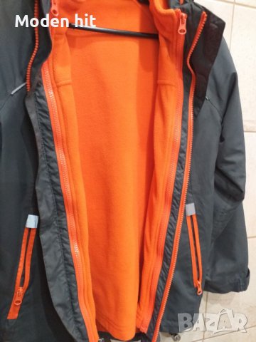 Яке/полар 2 в 1 за момче размер по етикет 140/146 см., снимка 4 - Детски якета и елеци - 42115598