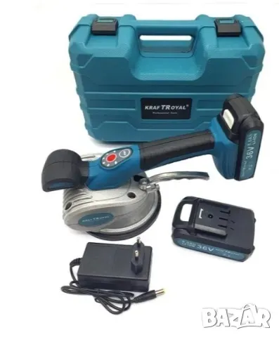 Акумулаторна вендуза за плочки 36V с 2 батерии 8Ah Kraft Royal - вакуум машина - акумулаторен