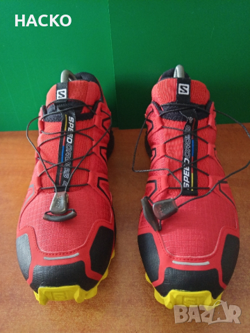 SALOMON SPEED CROS 4 Номер 44 Стелка 28 см. 100% Оригинални Внос от Англия, снимка 2 - Маратонки - 44822944