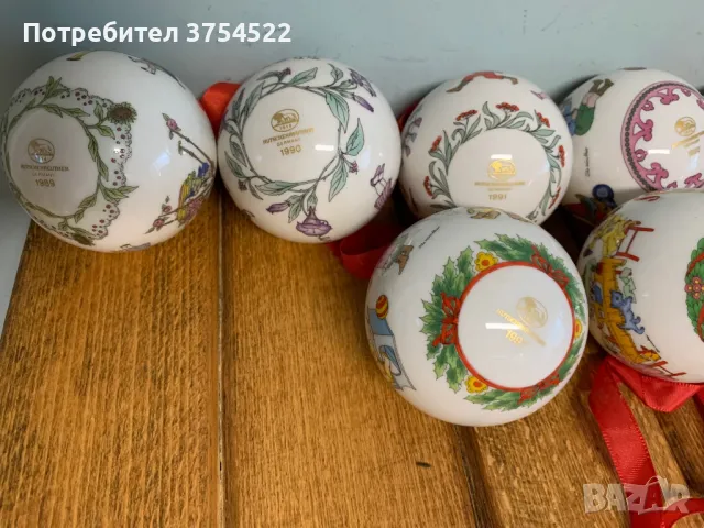 Порцеланови коледни колекционерски украси, снимка 3 - Колекции - 48355997