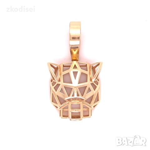 Златен медальон Cartier 4,89гр. 14кр. проба:585 модел:34818-1, снимка 3 - Колиета, медальони, синджири - 52247839