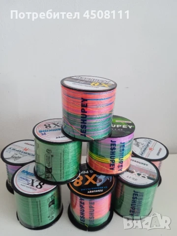 плетено влакно х8 500м, снимка 2 - Такъми - 50749750