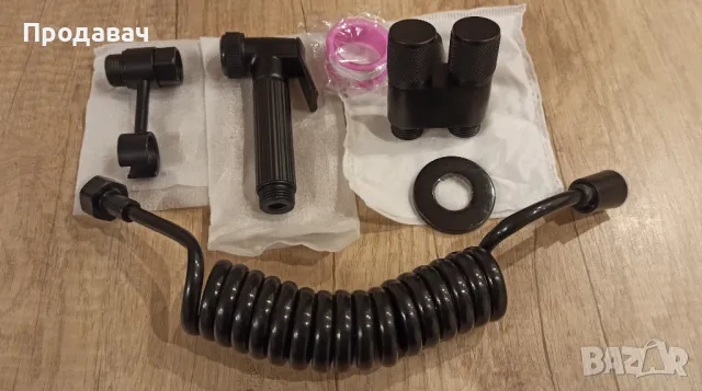 Душ система за тоалетна/биде (хром,черно,сиво,бяло GOLD), снимка 7 - Душове - 45370018