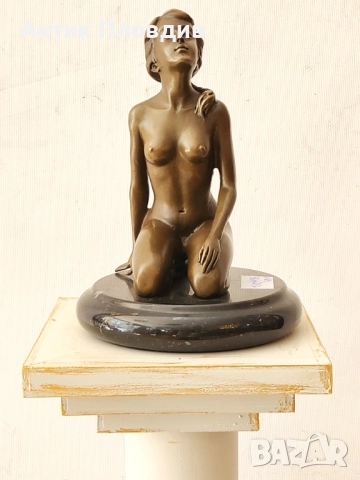 Бронзова статуетка – Nick, France, снимка 6 - Статуетки - 51656633