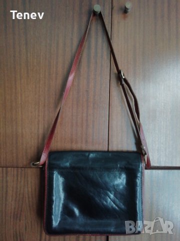 La Moda Design Vintage естествена кожа дамска чантичка винтидж , снимка 4 - Чанти - 39529054