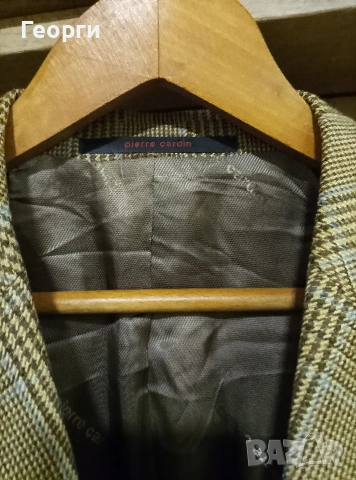 Ново мъжко сако Pierre Cardin от 100% вълна, снимка 2 - Сака - 53775646