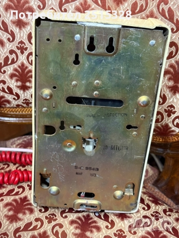 стар ретро телефон за стена, снимка 4 - Колекции - 52662671