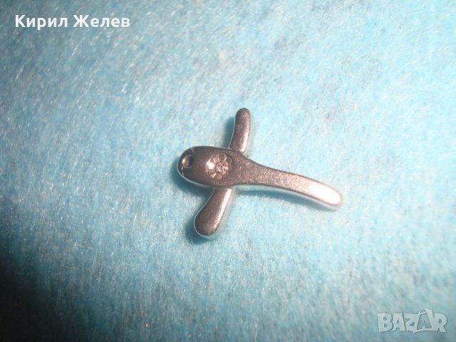 СТАРО СРЕБЪРНО КРЪСТЧЕ с ФАСЕТИРАН ЦИРКОН АРТ ДИЗАЙН МАЙСТОРСКА ИЗРАБОТКА 25166, снимка 4 - Колиета, медальони, синджири - 34604290