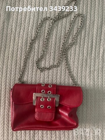 Дамска чанта червена 