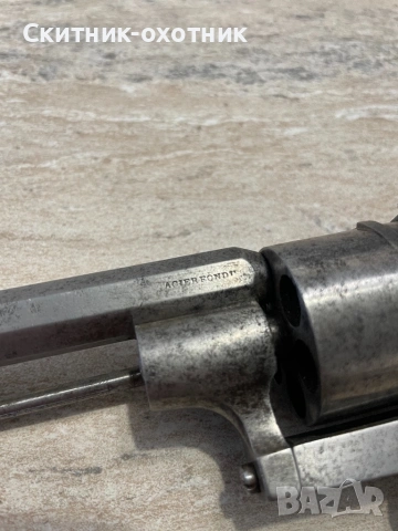 Френски револвер от 19 век, снимка 10 - Антикварни и старинни предмети - 53146997