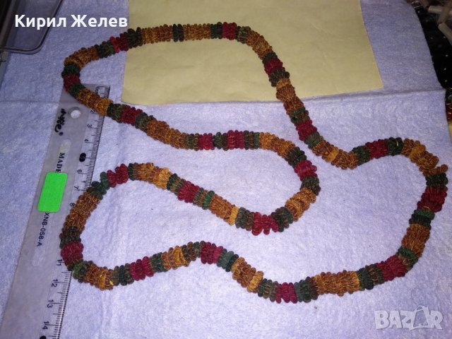 УНИКАЛНО КРАСИВ ФЕШЪН АРТ ГЕРДАН от ЕСТЕСТВЕНИ МАТЕРИАЛИ ХЕНД МЕЙД НАКИТ КОЛИЕ 34629, снимка 6 - Колиета, медальони, синджири - 39192774