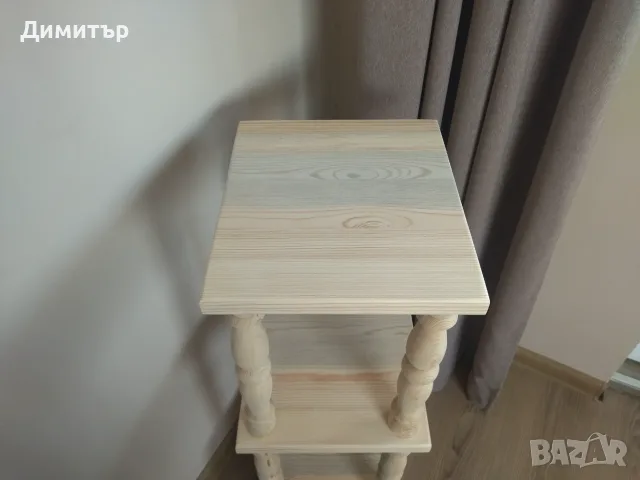 Ръчно изработена етажерка с чекмедже !!!, снимка 4 - Етажерки - 56039277