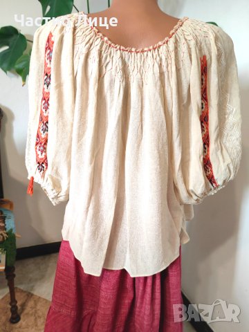 Оригинална Старинна Хърцойска Риза 30те г на Миналия Век Ръчно Шита и Везана, снимка 2 - Антикварни и старинни предмети - 42421746