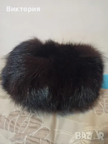 Дамска шапка от лисица