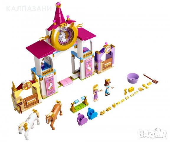 LEGO® Disney Princess 43195 - Кралските конюшни на Бел и Рапунцел, снимка 3 - Конструктори - 35879504