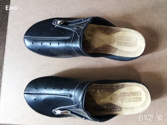 Изгодно и качествено!  Ортопедични, здрави и НЕИЗПОЛЗВАНИ дамски кожени обувки, тип чехли., снимка 3 - Други - 47441031