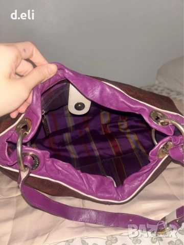 ETRO Original 100% Кожа Голяма чанта, снимка 7 - Чанти - 52333094