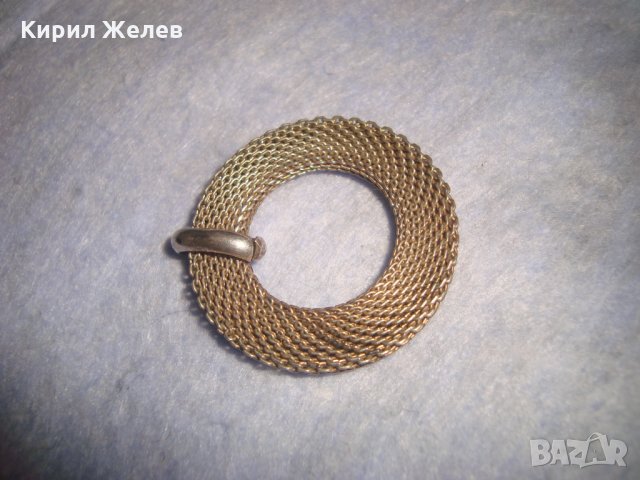 ПОСРЕБРЕН СТАР РЕТРО АРТ МЕДАЛЬОН със СРЕБЪРНА 925 ХАЛКИЧКА ИЗРАБОТЕН от БЛАГОРОДНА СТОМАНА 25981, снимка 10 - Колиета, медальони, синджири - 35950619