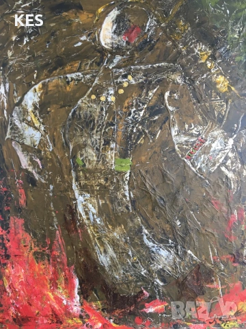 Нестинарка-Абстрактно за страста, снимка 2 - Картини - 53507248