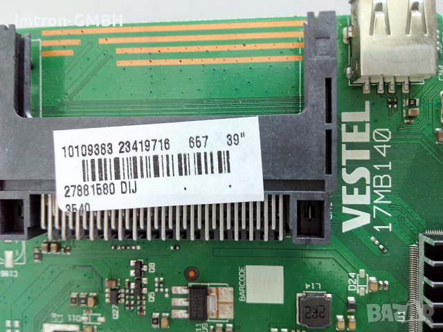 MAIN BOARD 17MB140 VESTEL, снимка 2 - Части и Платки - 36455333