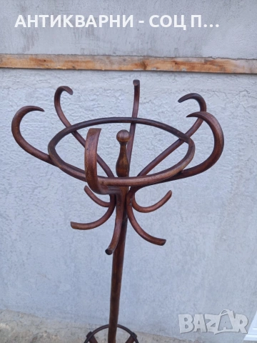 Соц Стара Виенска Закачалка Височина 2 м. НОМЕР 1179., снимка 3 - Антикварни и старинни предмети - 53830362