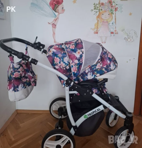 Бебешка количка 3 в 1 Baby LUX Tropical , снимка 4 - Детски колички - 51079033