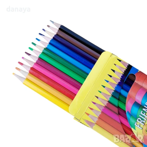 6012 Цветни моливи Friends Color Pencils ECO, 12 цвята, снимка 4 - Ученически пособия, канцеларски материали - 51078476