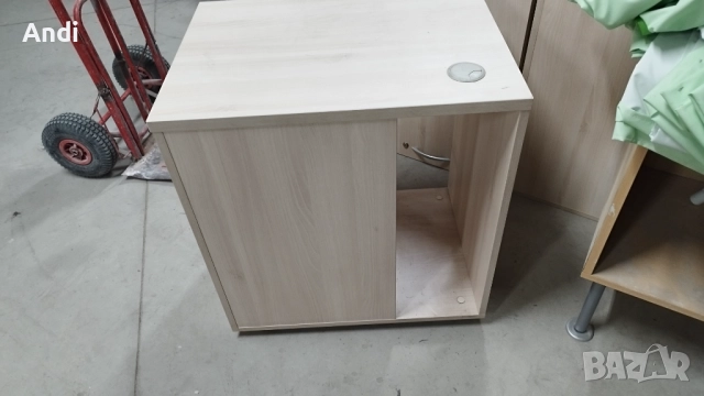 Офис шкаф - шкафче с 4 чекмеджета и отвор за компютър  68/50/74см, снимка 3 - Шкафове и рафтове - 52869785