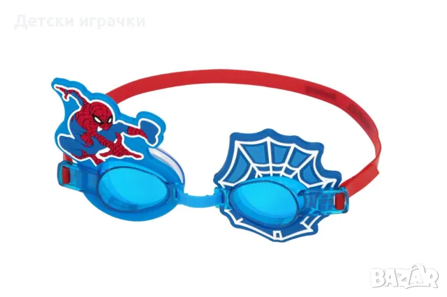 Детски очила за плуване Bestway Спайдърмен, Spiderman, UV защита, снимка 4 - Други - 50061668