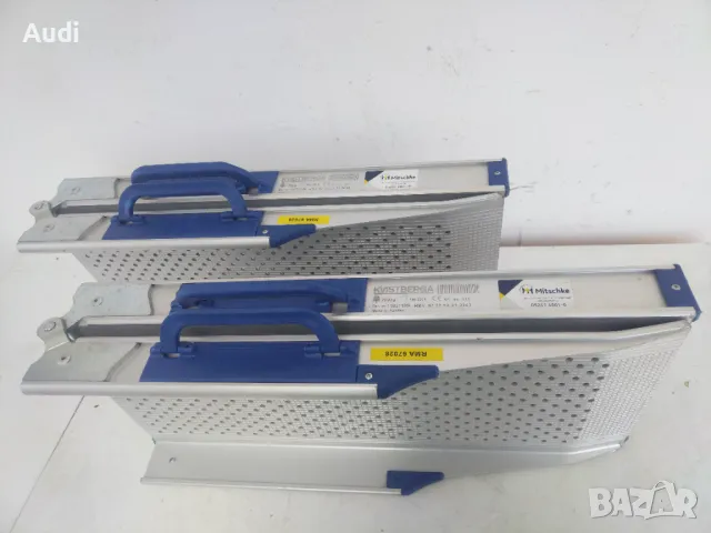 Комплект чисто нови сгъваеми рифеловани алуминиеви рампи KVISTBERGA  Товароносимост на всяка рампа 2, снимка 4 - Други - 50108162