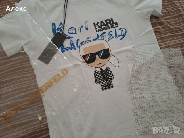 Тениска Karl Lagerfeld , снимка 2 - Тениски - 41490225