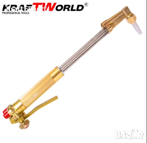 Професионален резак за газокислородно рязане – KRAFTWORLD 440мм с пергел и 4 дюзи, снимка 3 - Други инструменти - 50575939