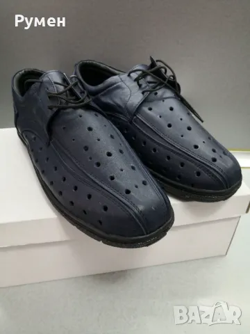 Мъжки кожени обувки нови , снимка 5 - Ежедневни обувки - 49135674
